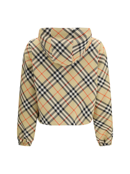 BURBERRY Reversible cropped check Jacket