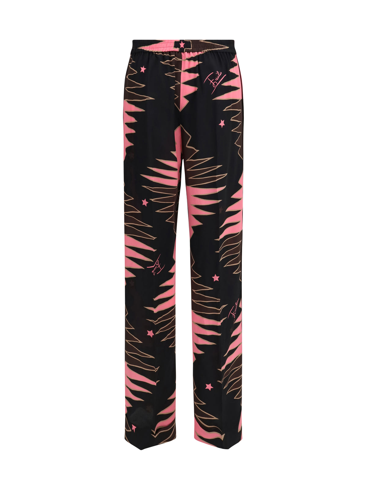 Pucci Crêpe de Chine Pants - Brown Coral