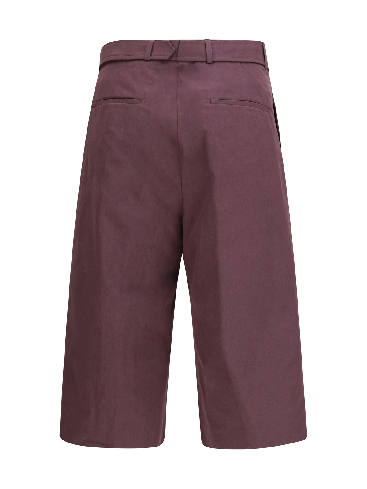 Dries Van Noten Cotton poplin Shorts - Dark Purple