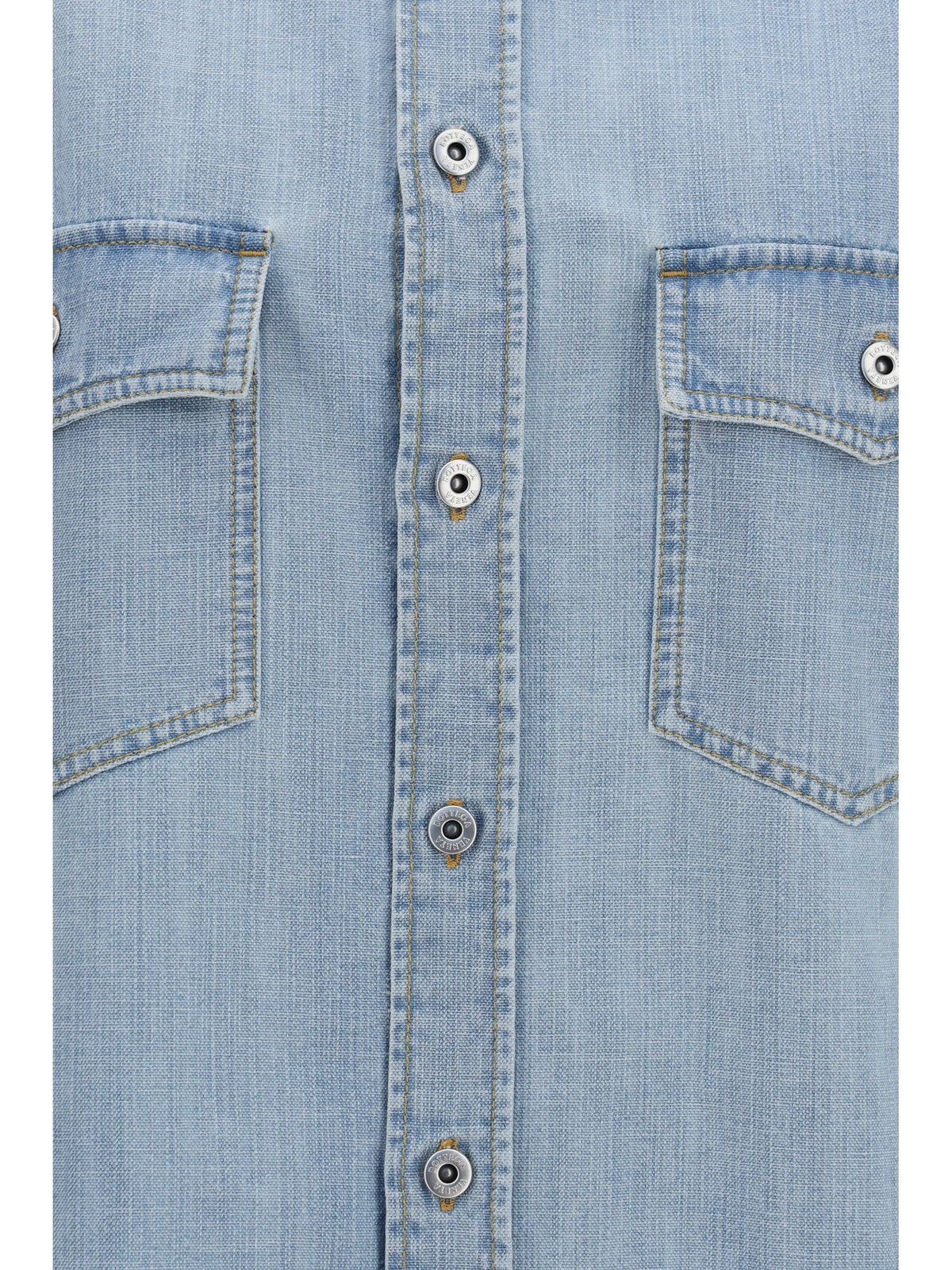 Bottega Veneta Sky Bleached oversize denim Shirt - Light Bleach