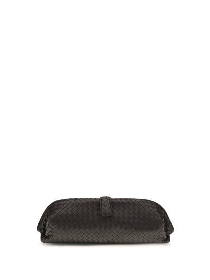 Bottega Veneta Lauren 1979 Clutch - Espresso-Brass V