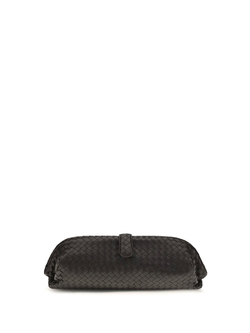 Bottega Veneta Lauren 1979 Clutch - Espresso-Brass V