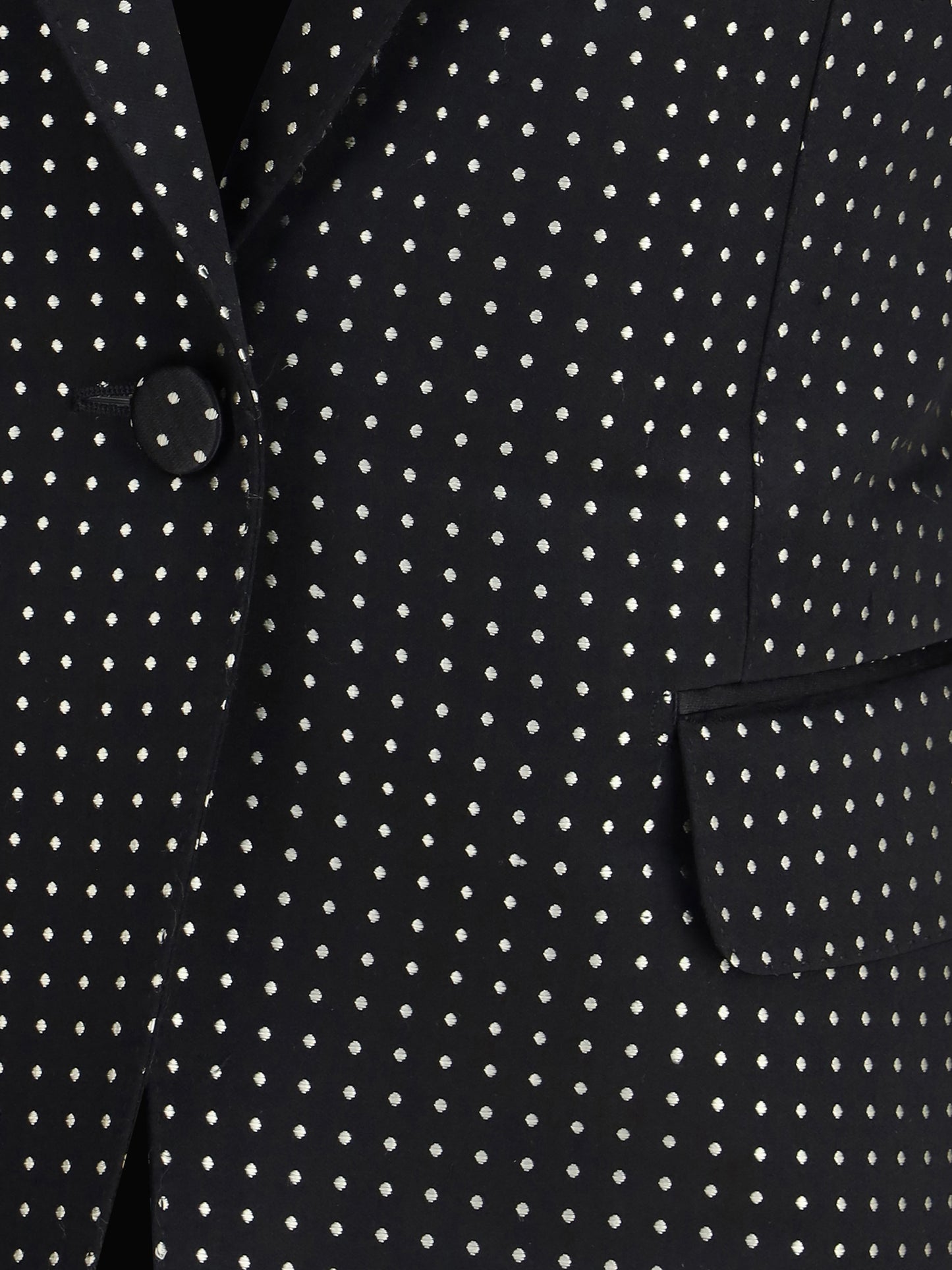 TOM FORD Single Breasted Jacket with polka dots