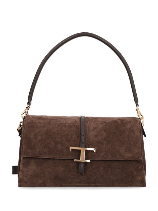 Tod's "Flap T Timeless" Small Bag - White