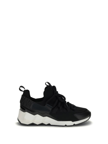 Pierre Hardy Trek Cosmetic Sneakers - Patent Kid Neoprene Calf Black