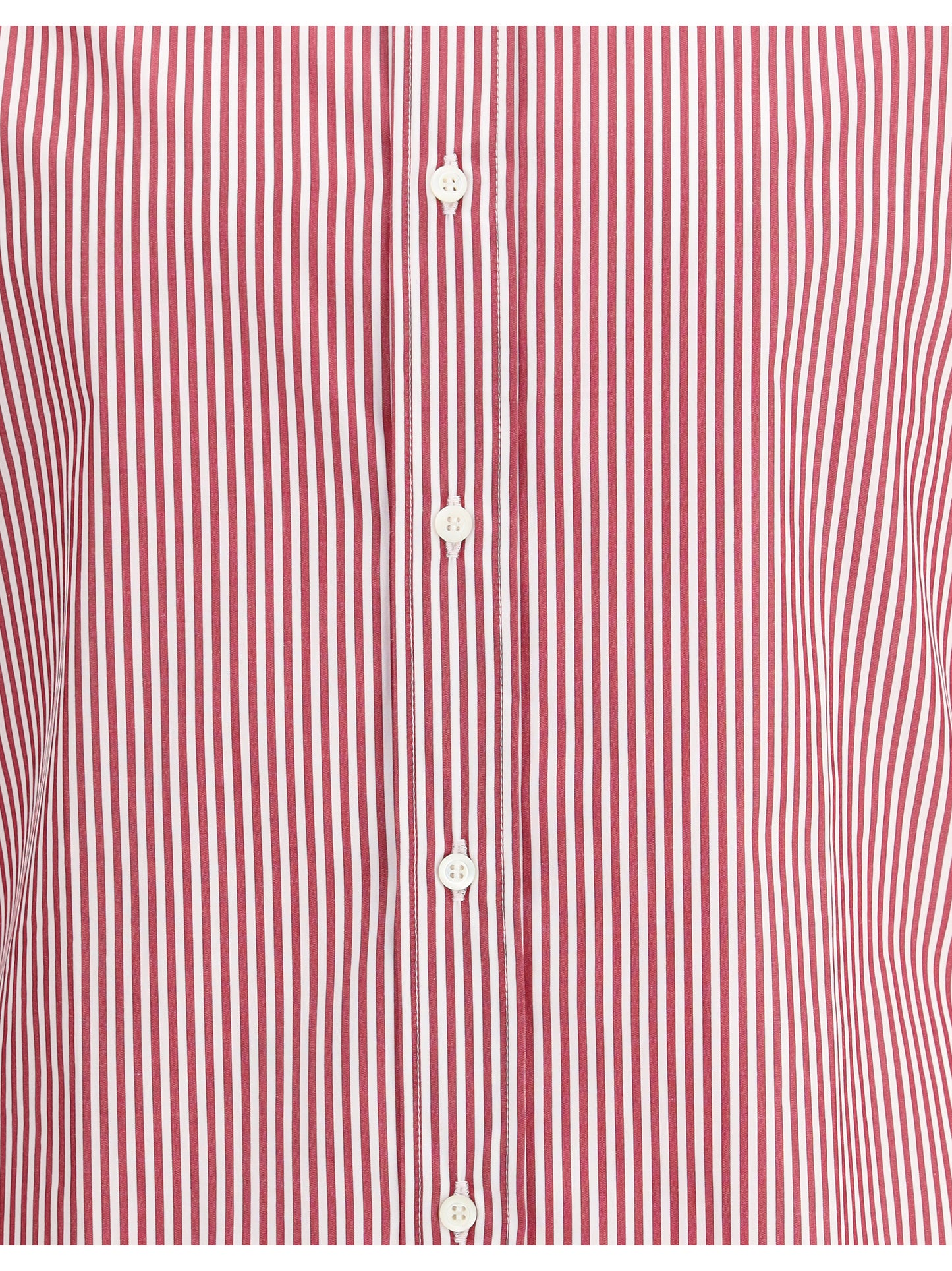 BRUNELLO CUCINELLI Striped long-sleeve Cotton Shirt