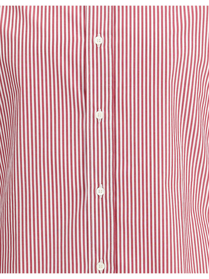 BRUNELLO CUCINELLI Striped long-sleeve Cotton Shirt