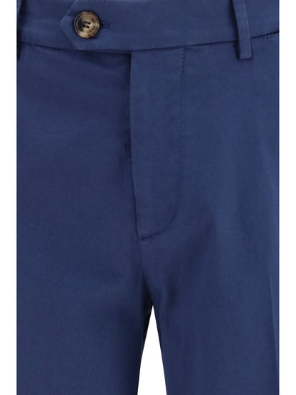 Brunello Cucinelli Cotton Pants - Denim