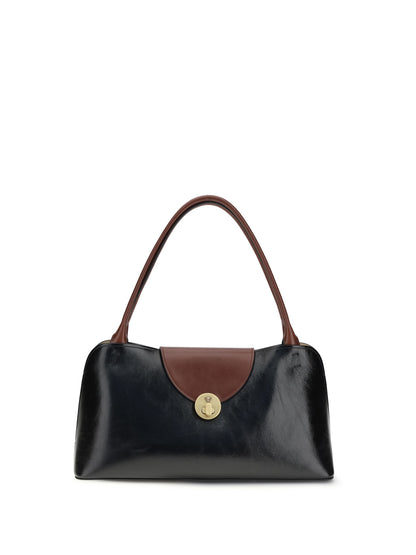 Versace Vivian medium Shoulder Bag - Black+Rosewood-Gold '82