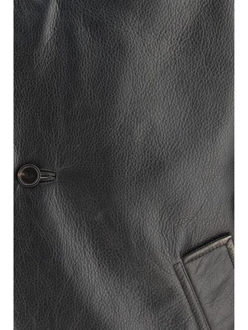 Bottega Veneta Padded leather Jacket - Double Black