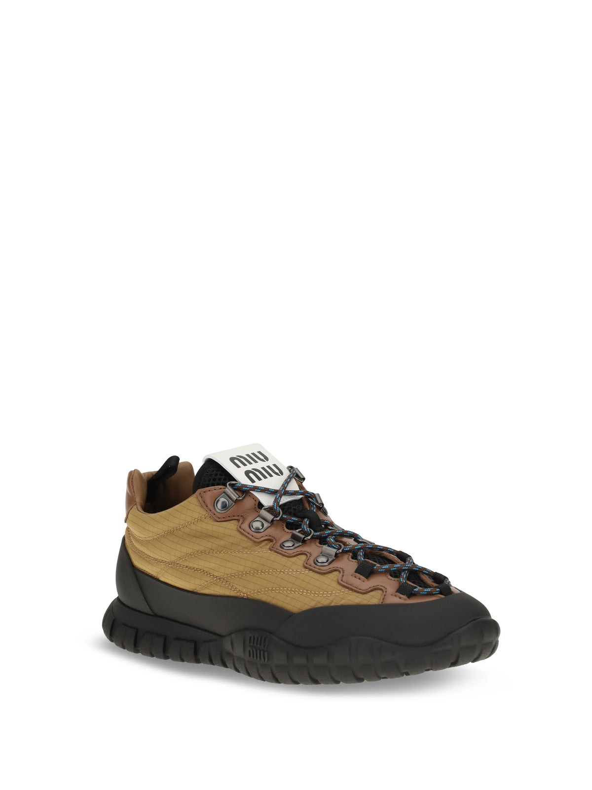 Miu Miu Ripstop Sneakers - Mustard