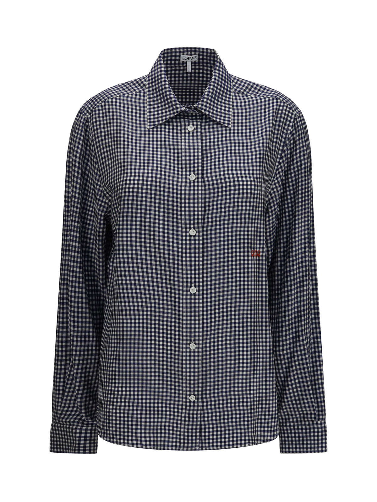 Loewe Silk Shirt - Blue/White