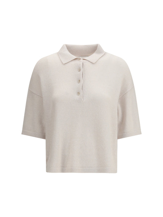 Allude Short-sleeve polo neck Sweater - 4080