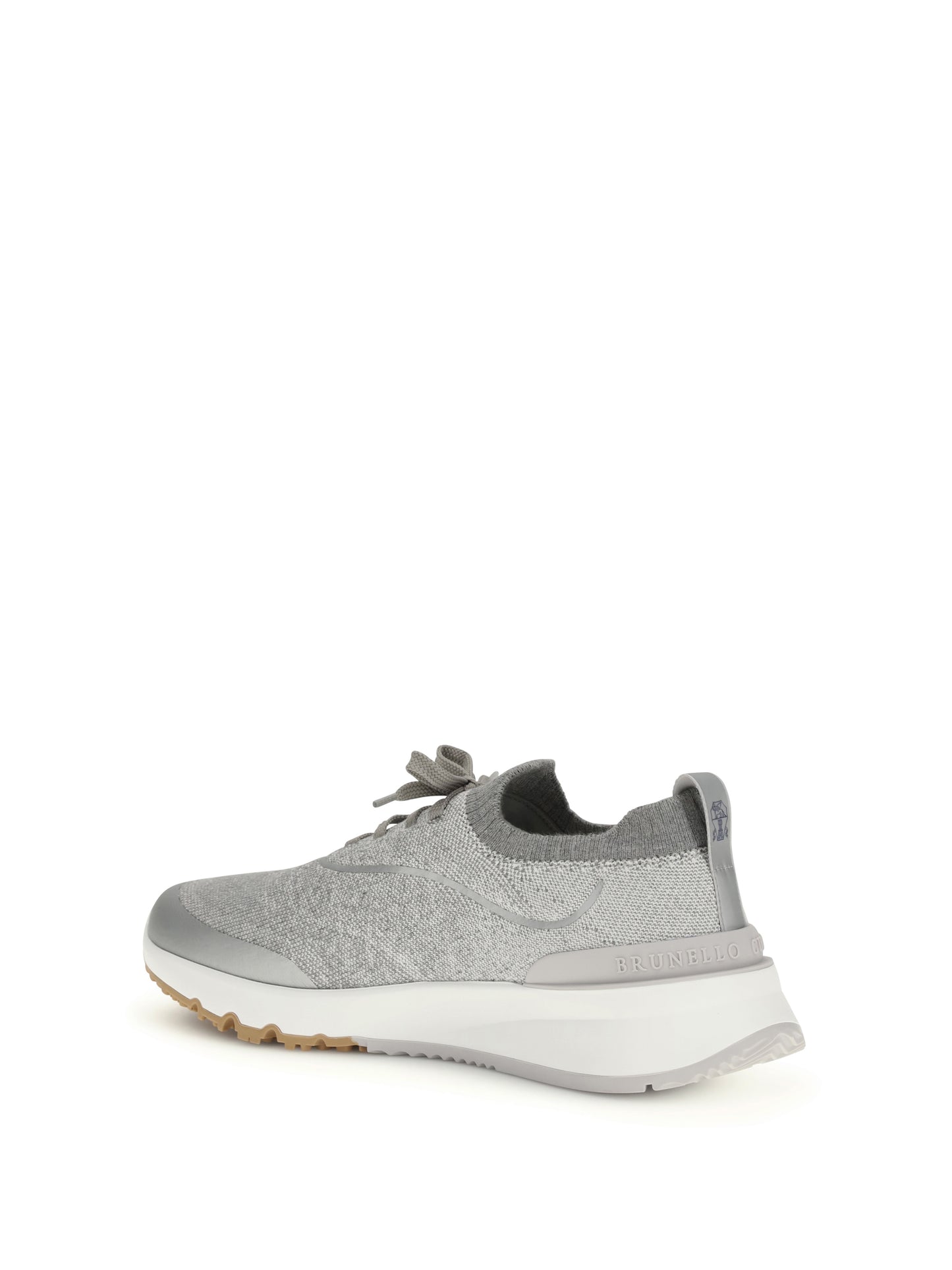 BRUNELLO CUCINELLI Techno cotton knit Sneakers runners