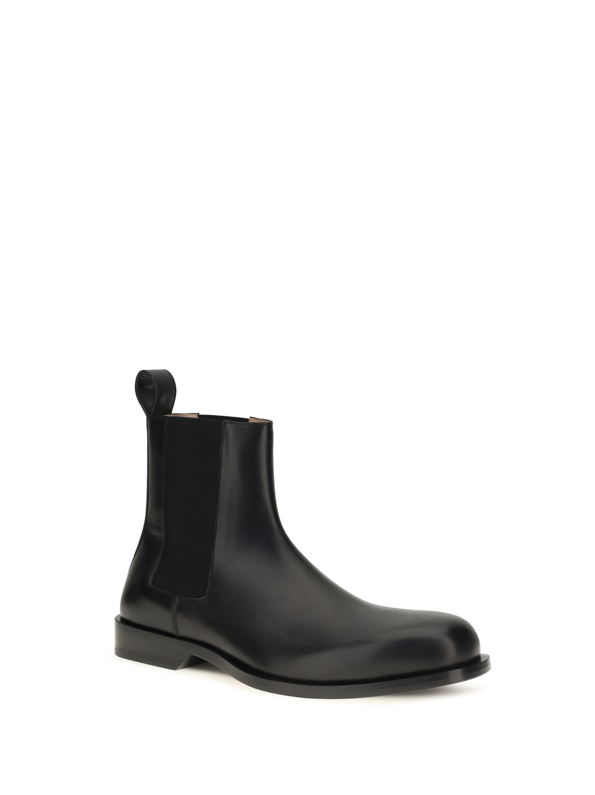 Loewe Bobine Chelsea ankle Boots in polished calfskin - Black