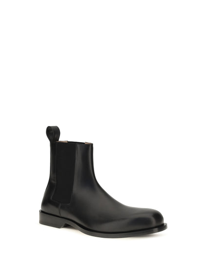 Loewe Bobine Chelsea ankle Boots in polished calfskin - Black