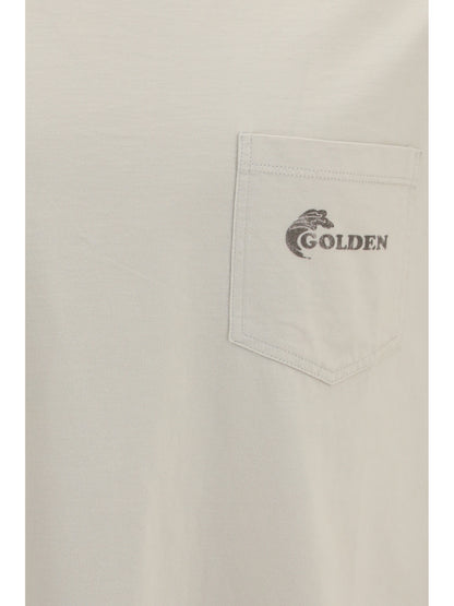 Golden Goose Asymmetric print Sweatshirt - Dark Heritage White