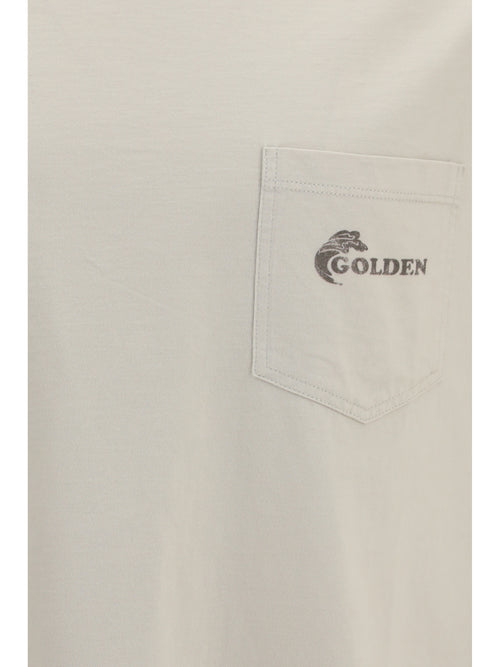 Golden Goose Asymmetric print Sweatshirt - Dark Heritage White