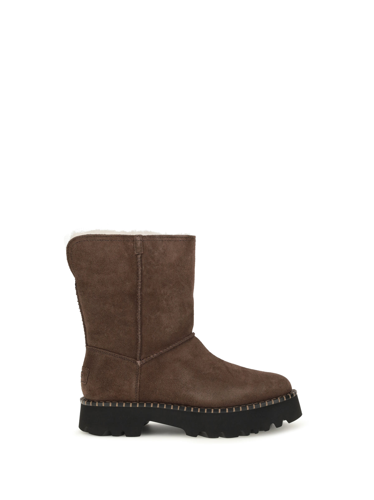 UGG Uptowner Short Suede Boots - Burnt Cedar