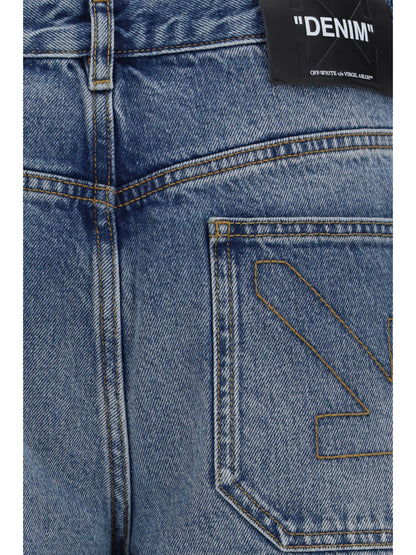 Off-White Half Arrow Jeans - Light Medium Blue
