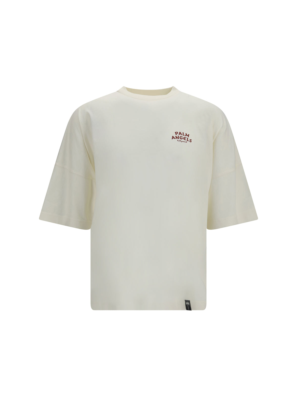 Palm Angels Palm Drift Back Over T-shirt - Off White - Red
