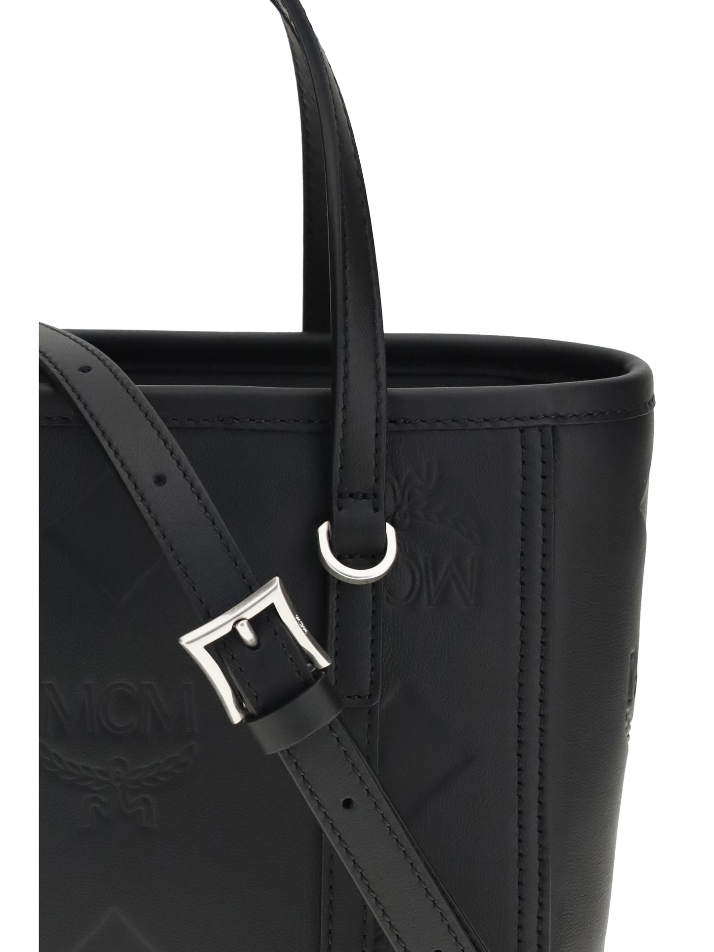 MCM Toni small Tote Bag with embossed Maxi Visetos motif
