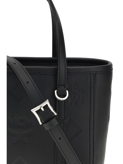 MCM Toni small Tote Bag with embossed Maxi Visetos motif