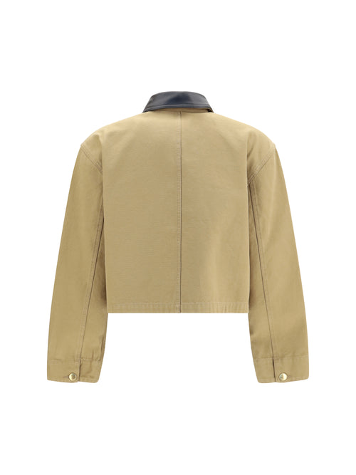 Balenciaga Heavy cotton cropped Jacket - Beige