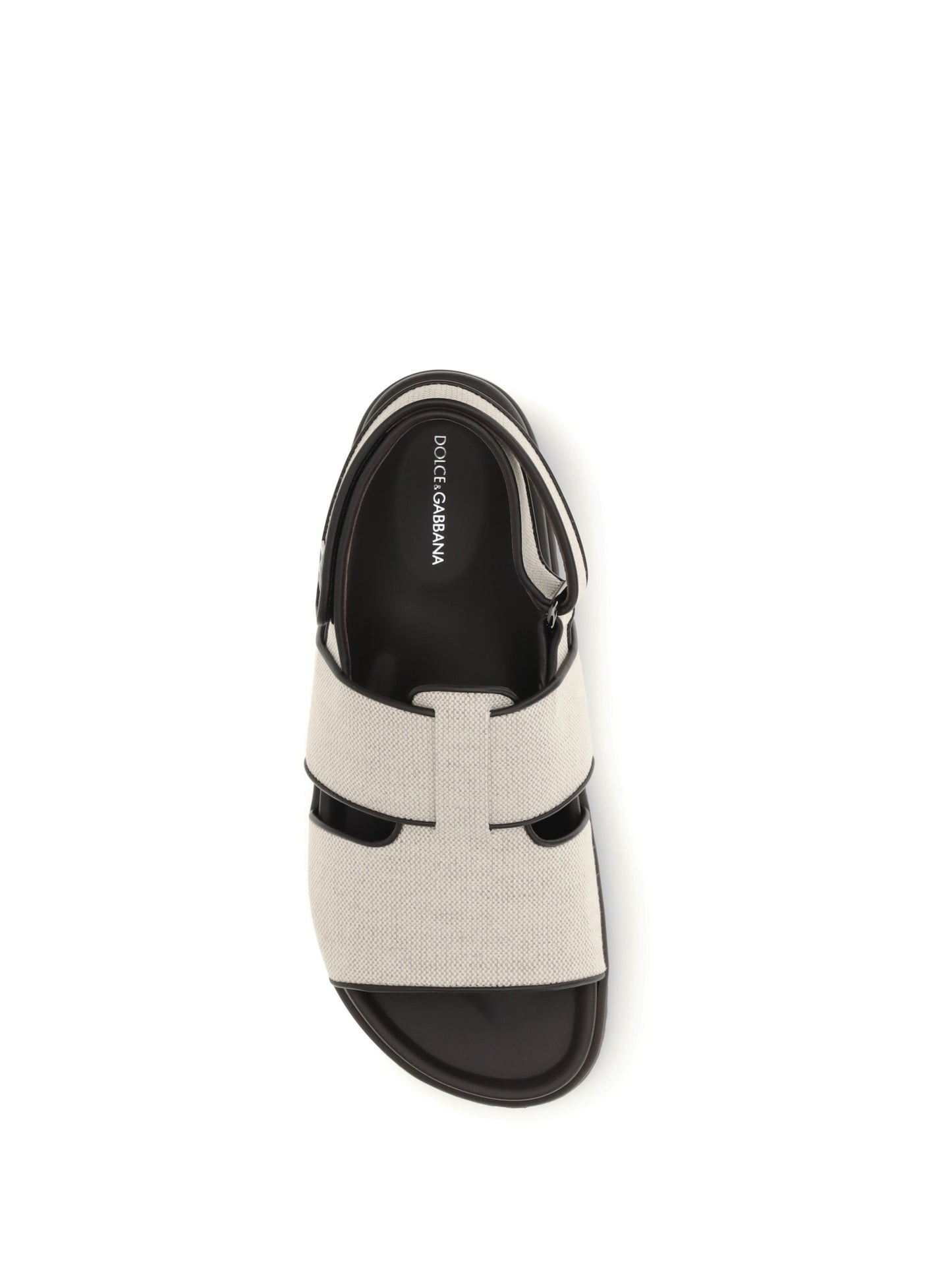 DOLCE & GABBANA Fabric and leather Sandals