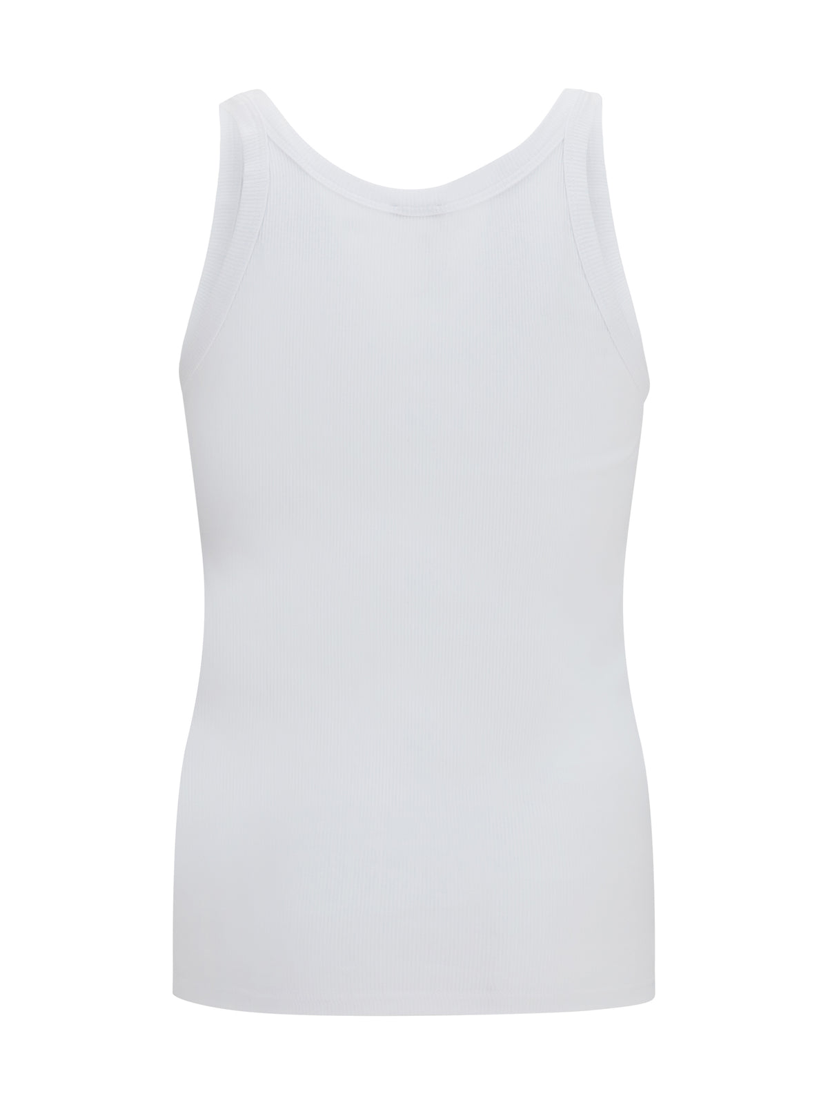 Dolce & Gabbana Marcello ribbed cotton Tank Top - White Ottico