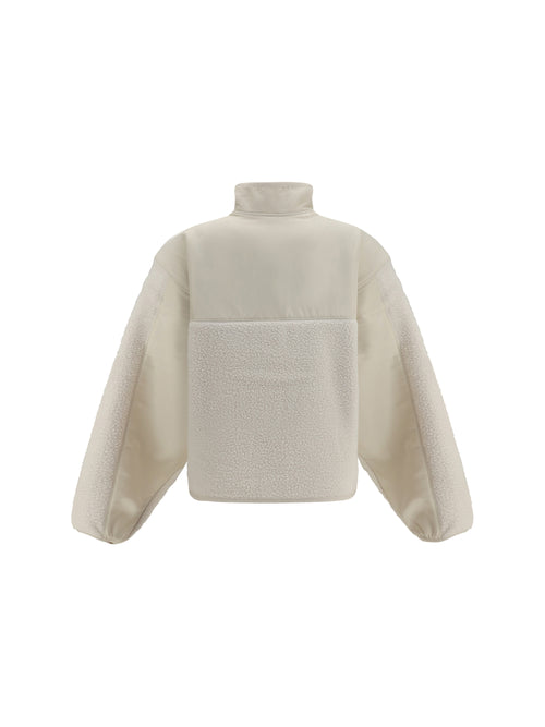 New Balance High-Neck Fleece Jacket - Linen