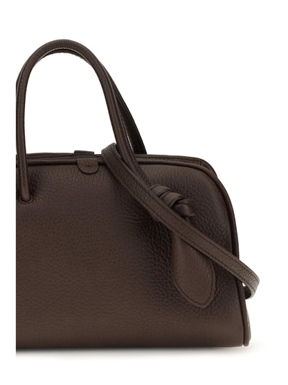 Jacquemus Le Petit Turismo leather Top Handle Bag - Dark Brown
