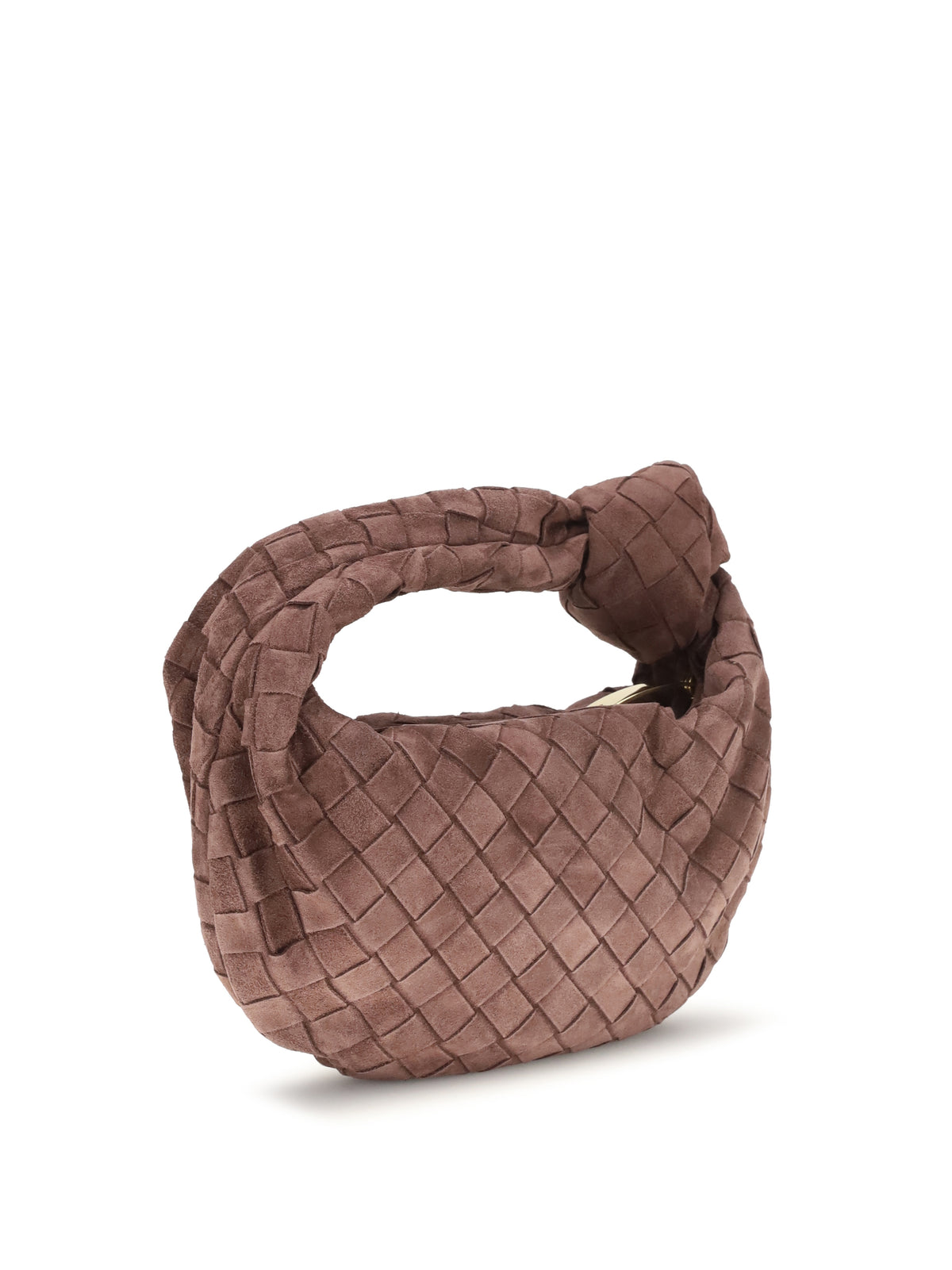 Bottega Veneta Jodie mini Handbag - Deep Mahogany-Gold