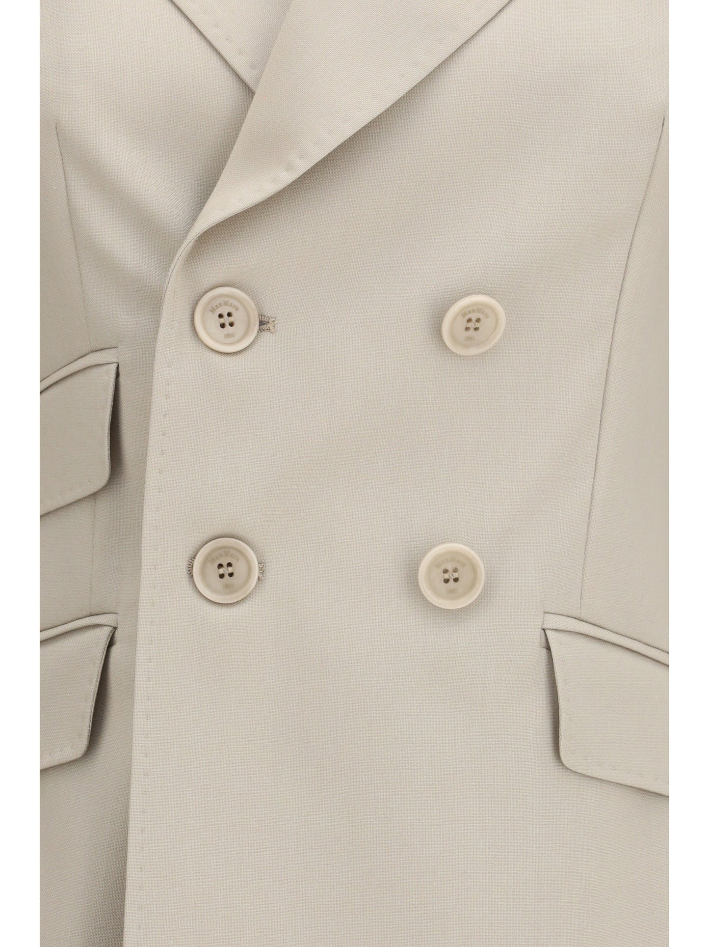 MAX MARA Placido double-breasted Blazer in wool, mohair, and silk