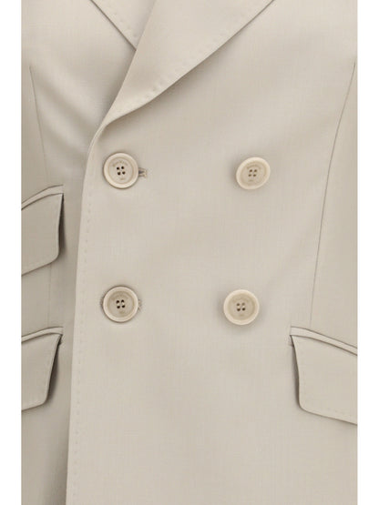 MAX MARA Placido double-breasted Blazer in wool, mohair, and silk