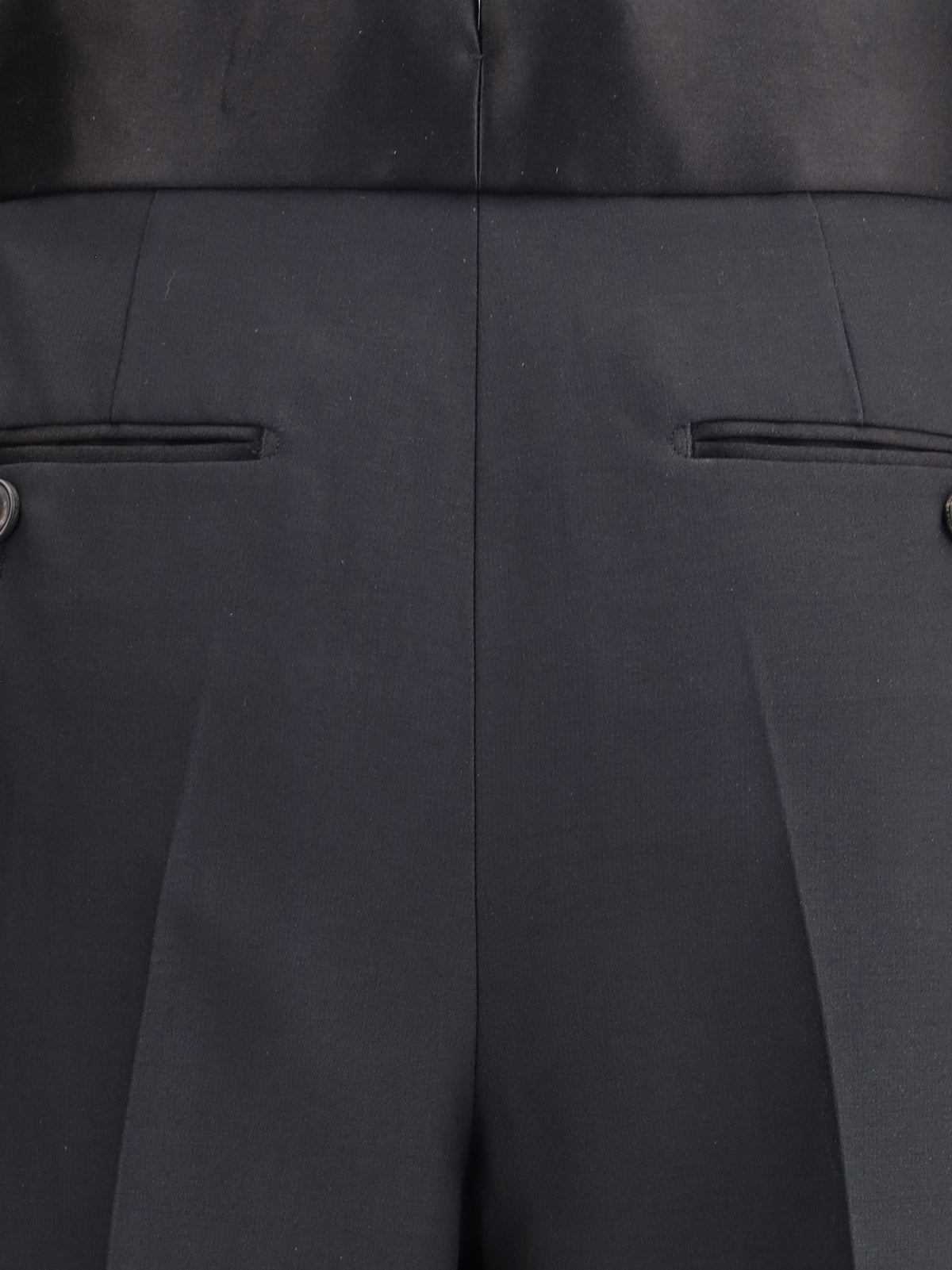Tom Ford Woll and silk Pants - Black