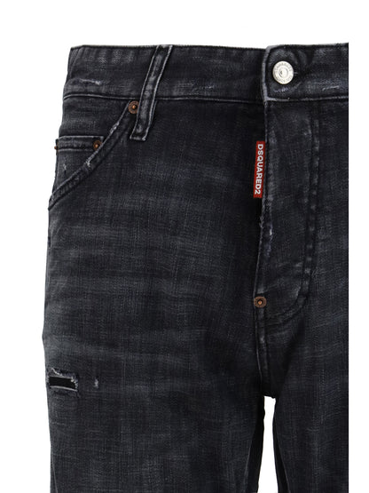 Dsquared2 Teddy Wash Jeans - Black