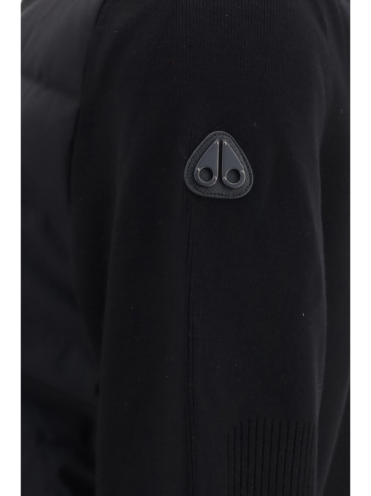 Moose Knuckles Kamet Jacket with high collar - Black/Black