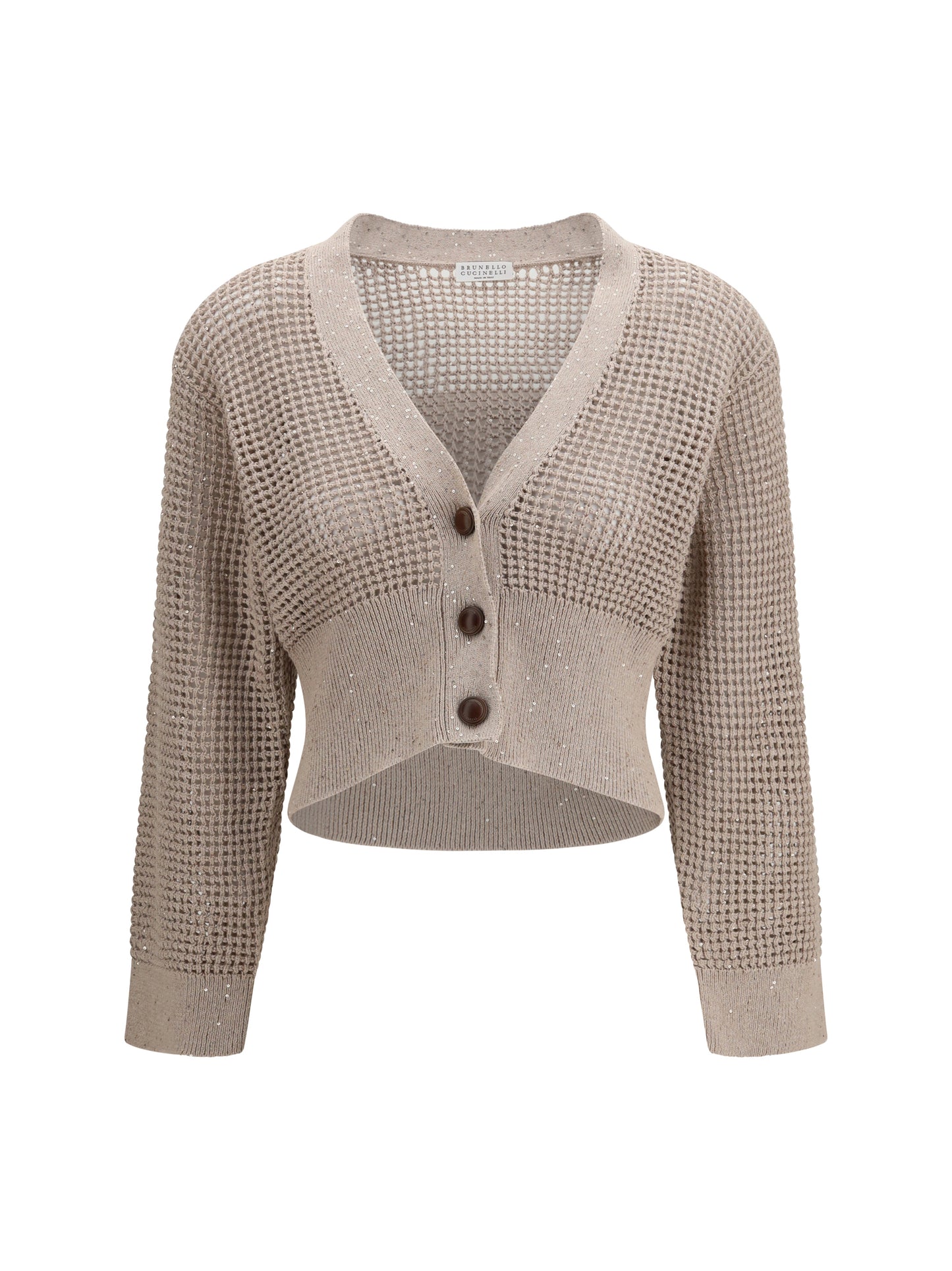 BRUNELLO CUCINELLI Sequined mesh Cardigan