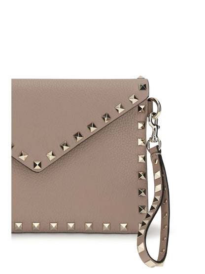 VALENTINO GARAVANI Rockstud Pouch in leather