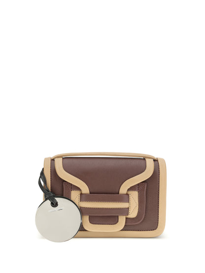 Pierre Hardy Alpha Shoulder Bag - Grain Kid Burgundy Camel