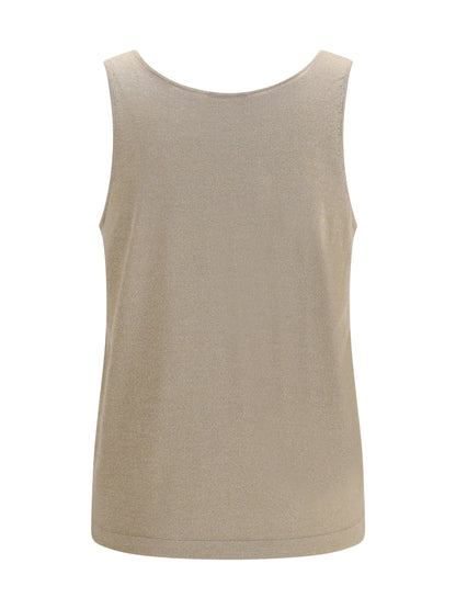 BRUNELLO CUCINELLI Luminous knit Tank Top
