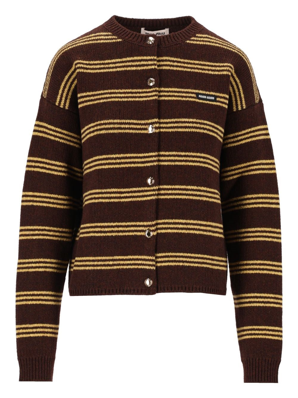 Miu Miu Striped Cardigan - Multi