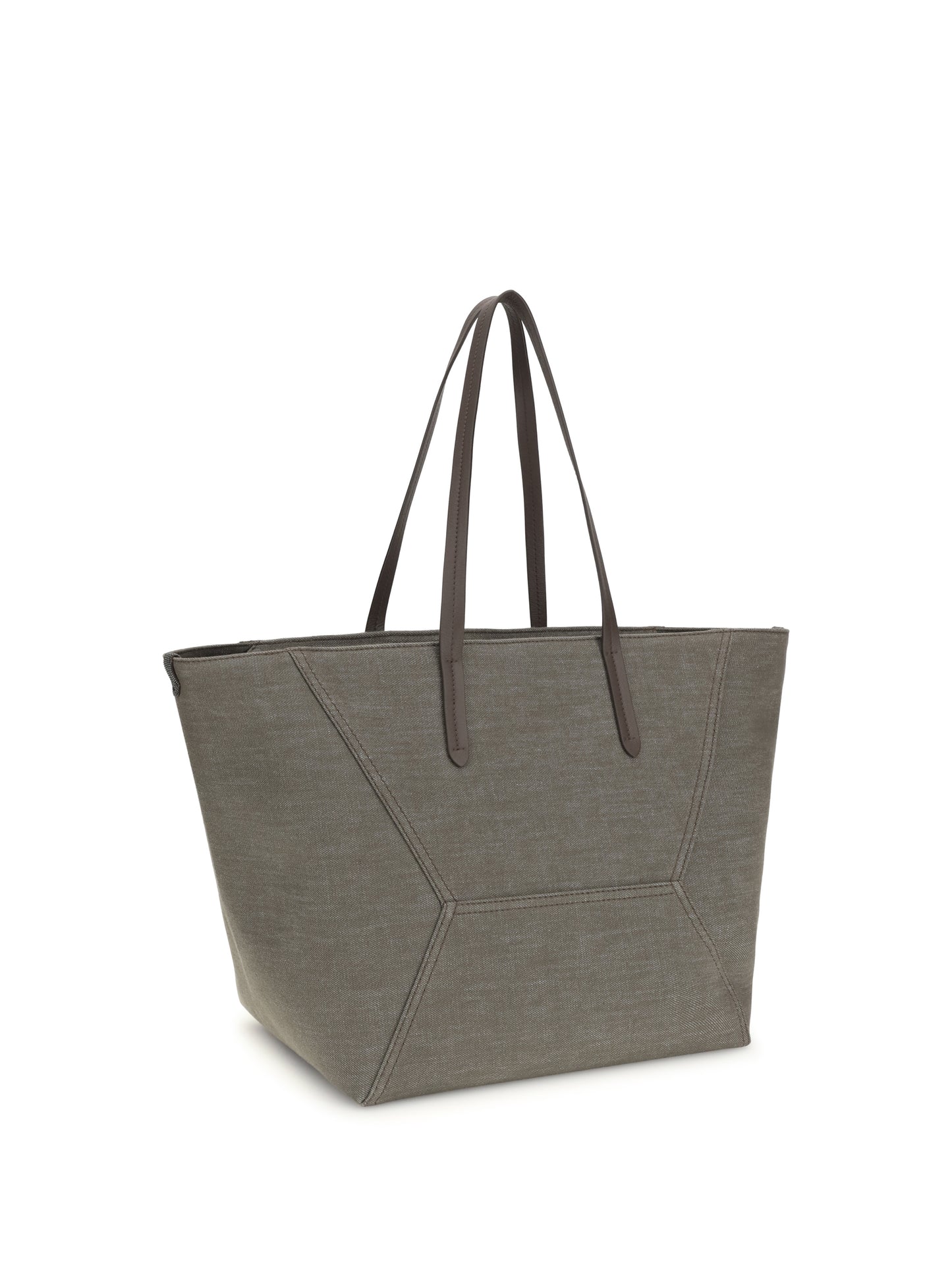 BRUNELLO CUCINELLI Canvas BC Tote Bag
