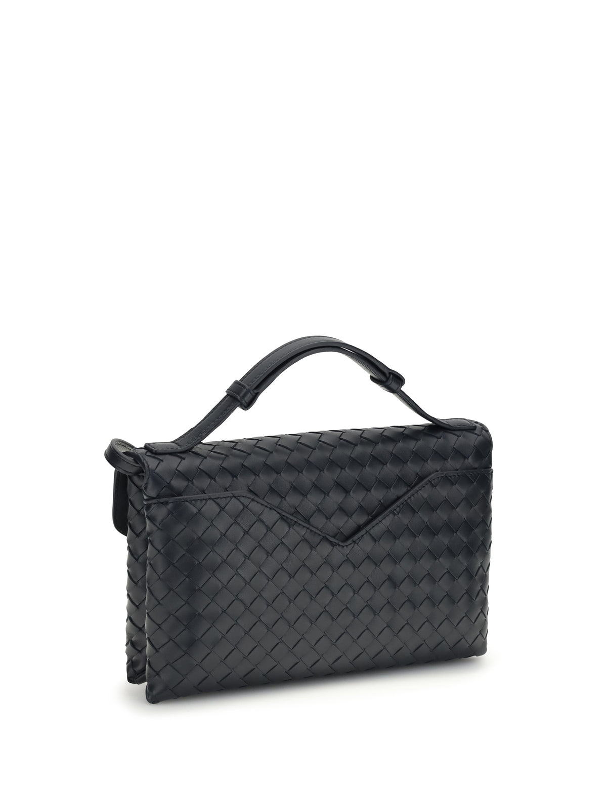 Bottega Veneta Knot Lock Shoulder Bag - Midnight-Muse Brass