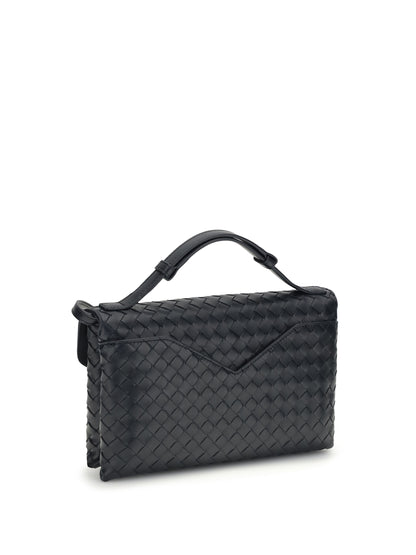 Bottega Veneta Knot Lock Shoulder Bag - Midnight-Muse Brass