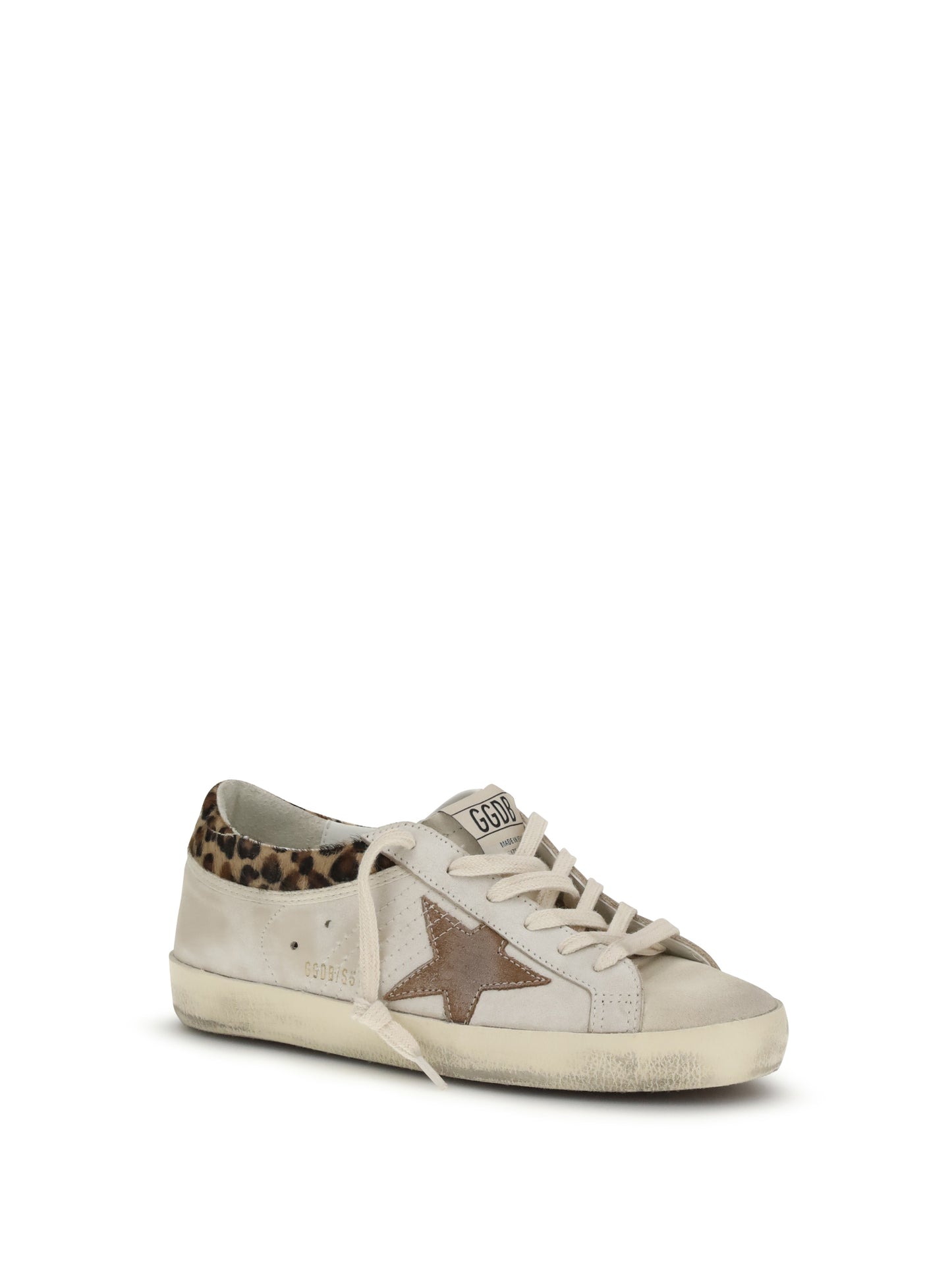 GOLDEN GOOSE Super Star Sneakers leopard-print pony skin