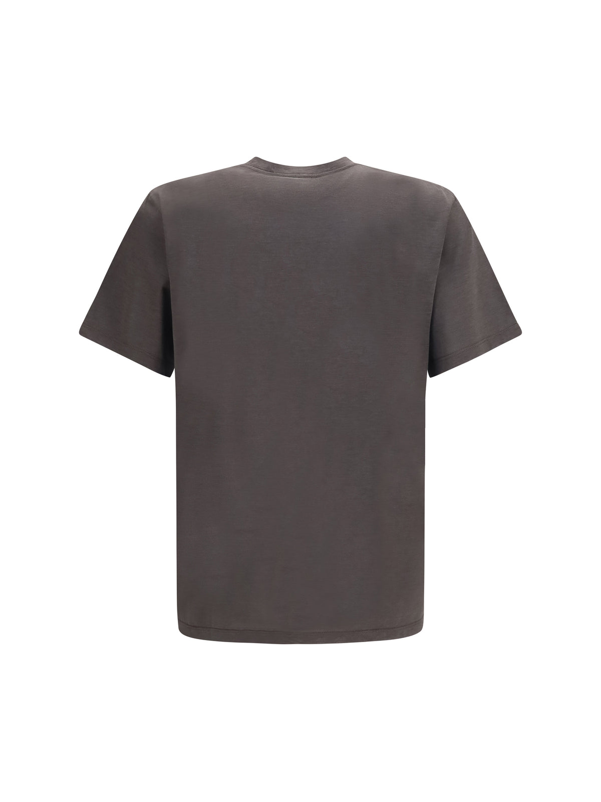Saint Laurent Cassandre silk and cotton T-Shirt - Ebene