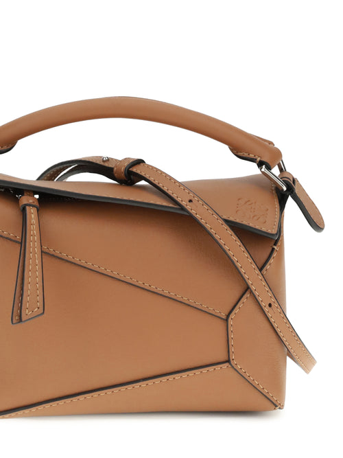 Loewe Puzzle Edge mini Handbag - Tan