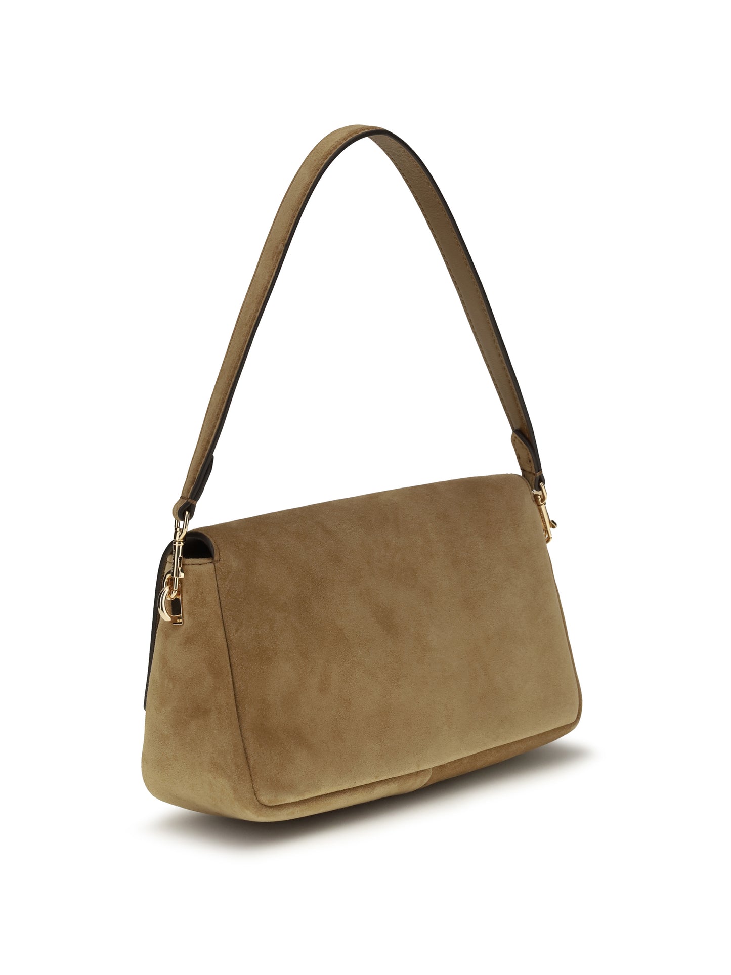 TORY BURCH Charlie Mini suede Shoulder Bag